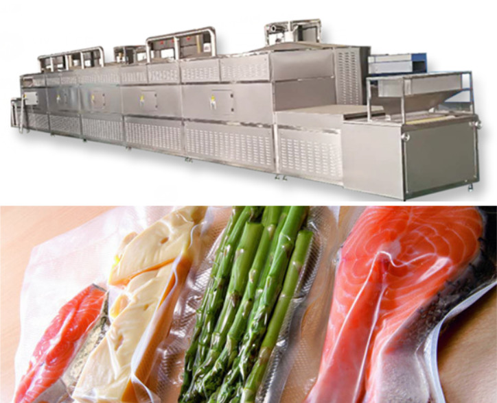 What are the advantages of vacuum-packed cooked microwave sterilizers?